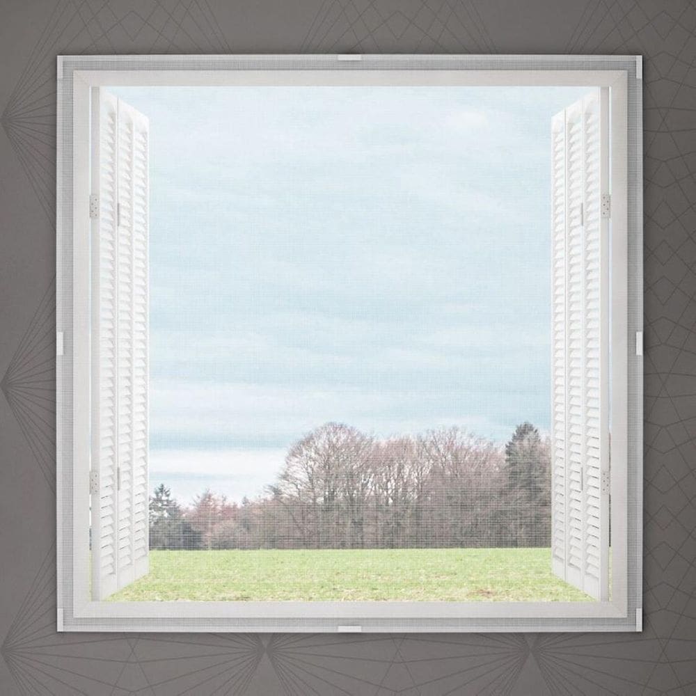 Tela Mosquiteira Janela Ajustável Anti Inseto 125X125