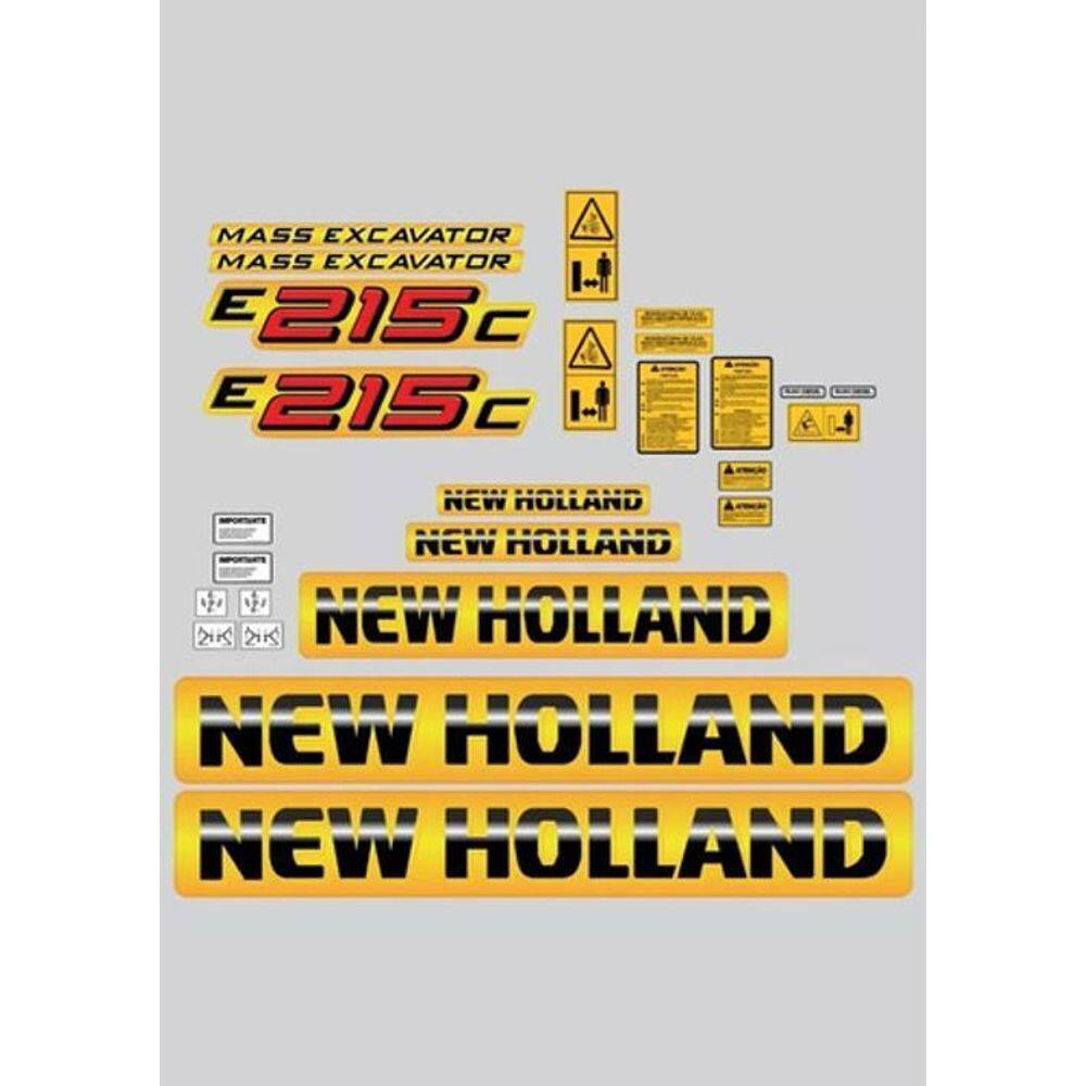 Kit Adesivos - New Holland E215C