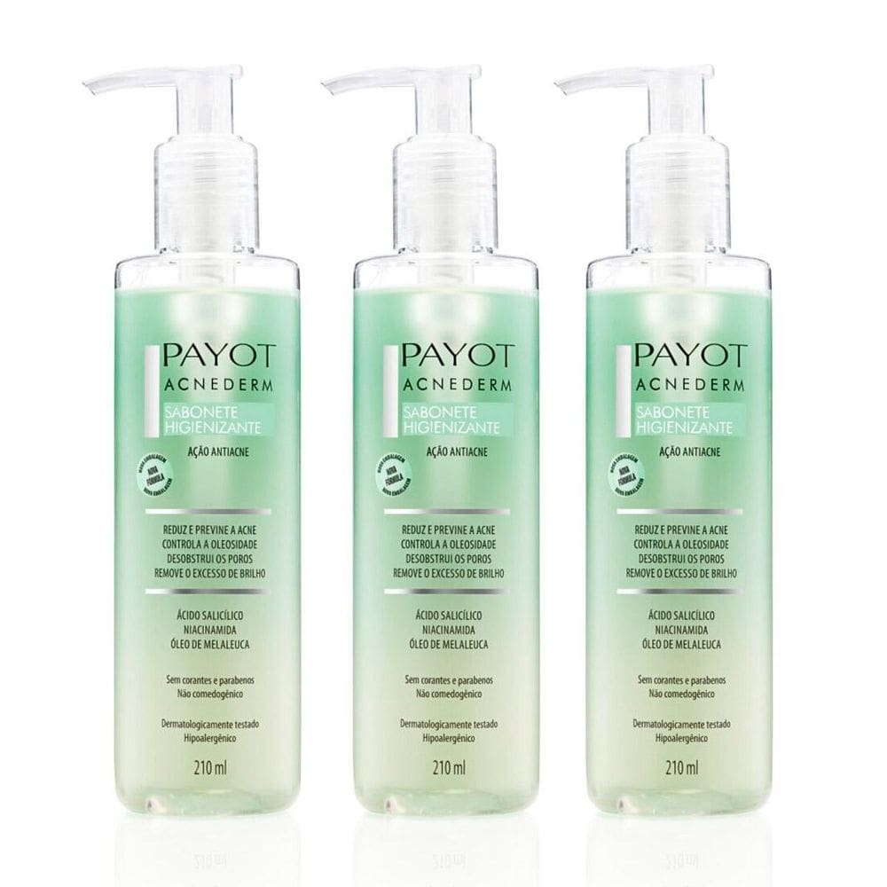 Kit Trio Sabonete Acnederm Payot