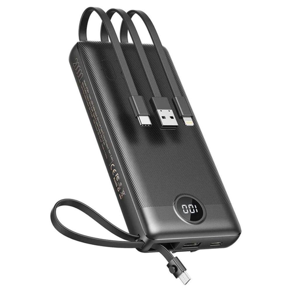 Carregador Power Bank 10000Mah Portátil Universal Turbo