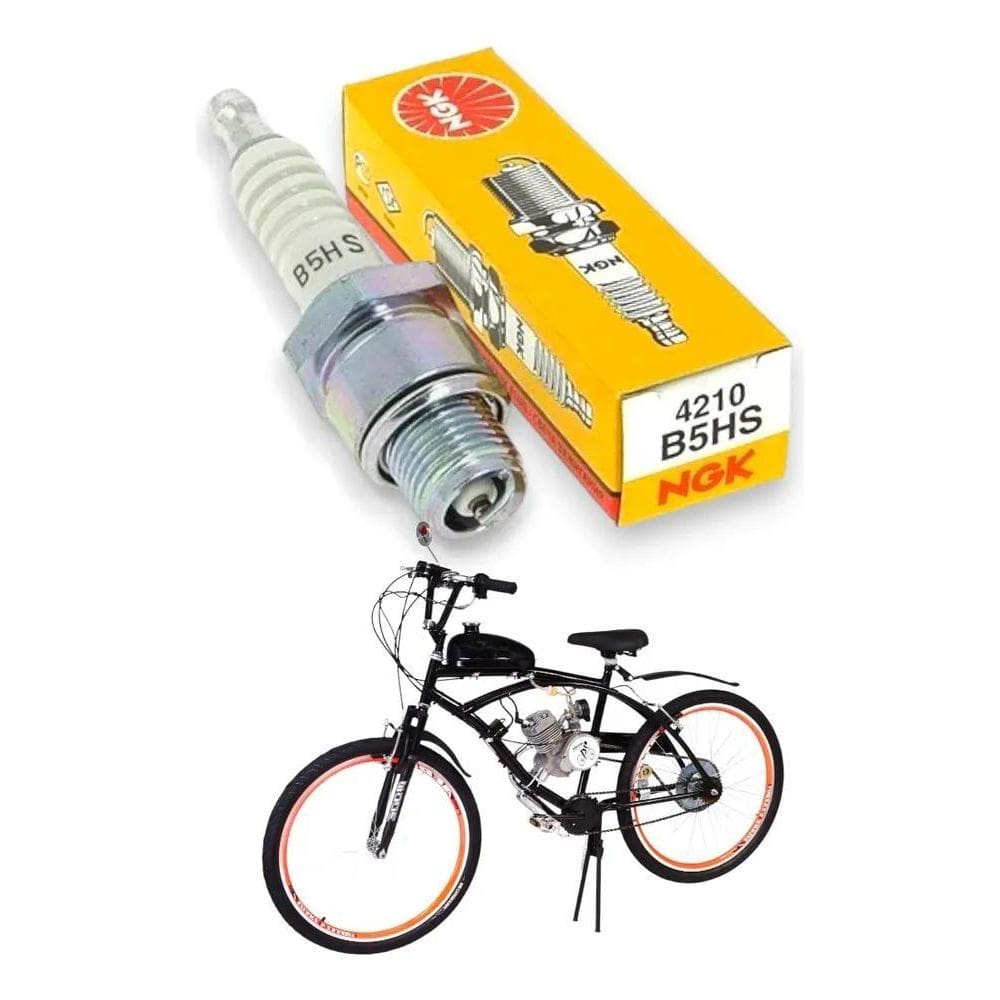2X Vela De Ignição Bicicleta Motorizada 80Cc