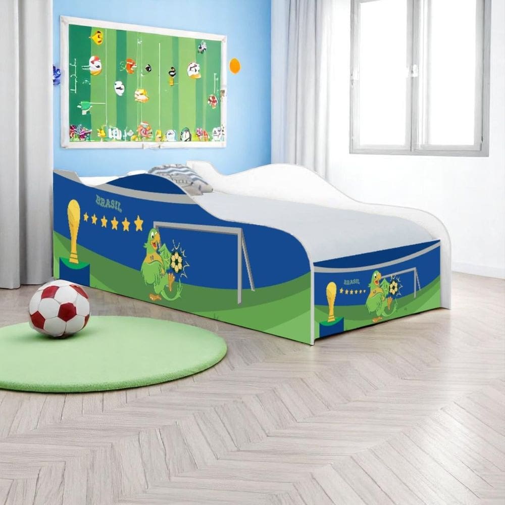Cama Mobili Solteiro Copa Do Mundo Brasil