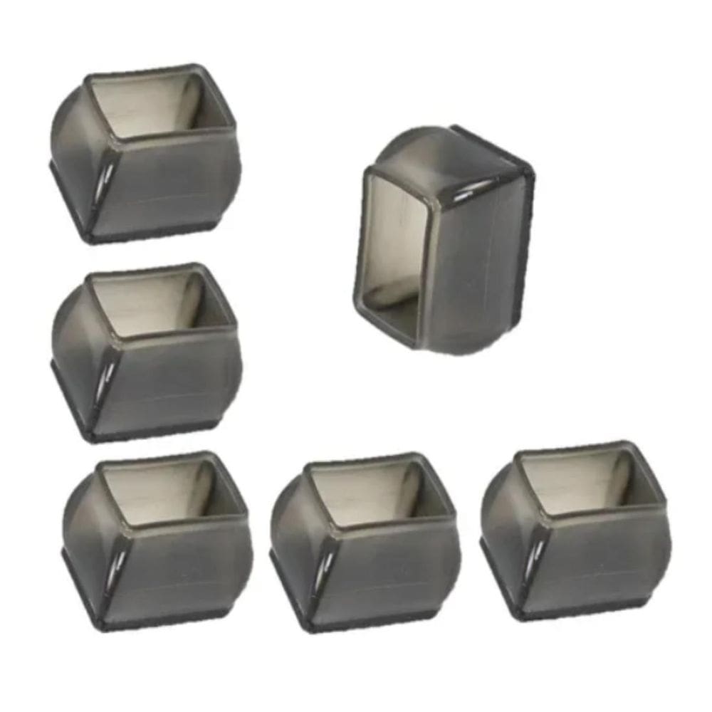 Kit 16 Capa Protetora De Silicone Retangular Feltro Na Sola