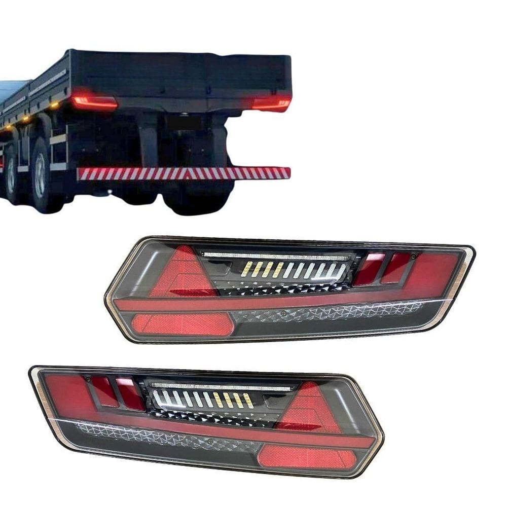 Par Lanterna Traseira Multivision Para Tanesfil Truckvan Led
