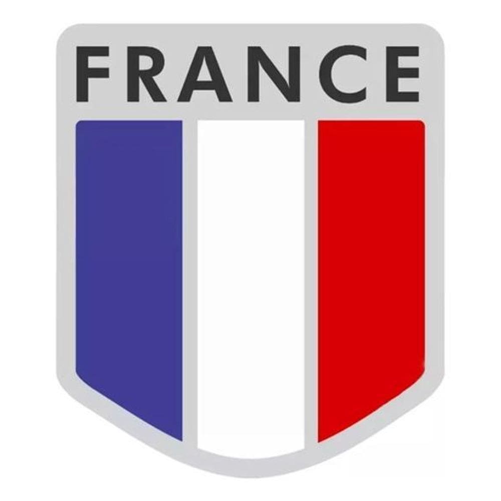 Adesivo Citroen Bandeira France Resinado Res6 Fk