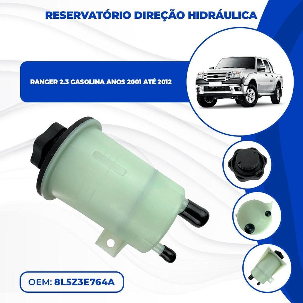 Reservatório De Direção Hidráulica Ranger 2.3 2001 Até 2012