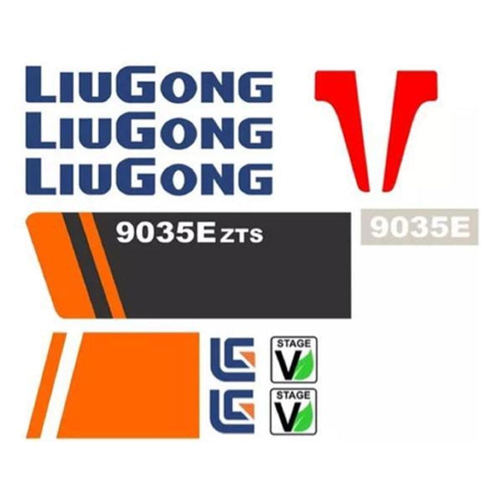 Kit Adesivos - Liu Gong 9035Ezts