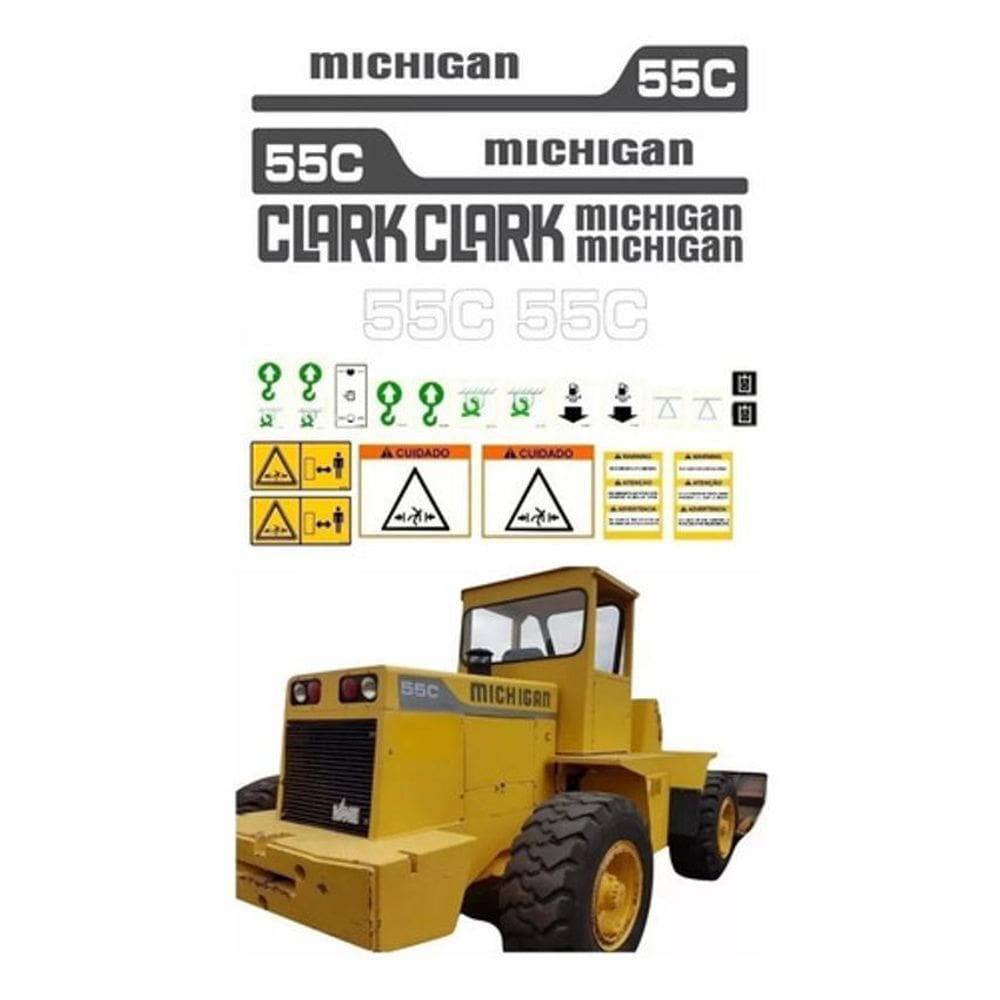 Kit Adesivos Clark Michigan 55C
