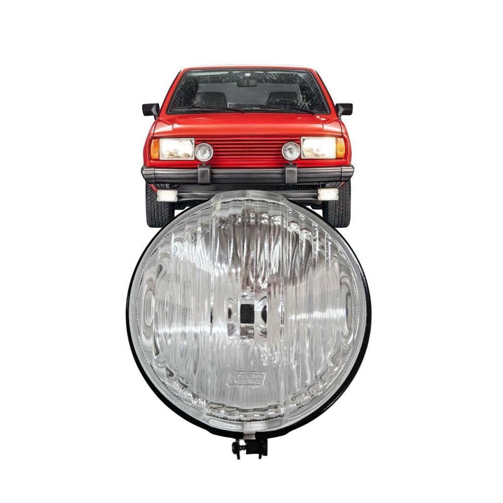 Farol Milha Universal Redondo Para Gol Gt Gts Gti Vidro