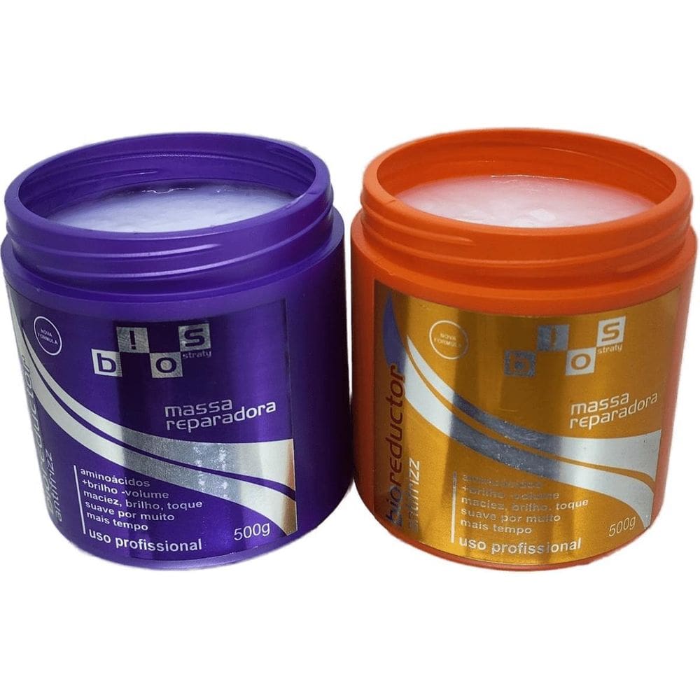 Kit Bios Straty Selante Antifrizz Uva 500G + Ureia 500G