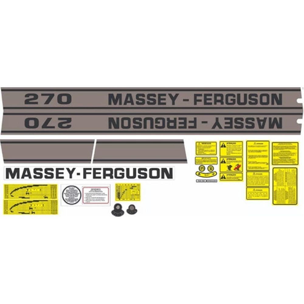 Kit Adesivos Massey Ferguson 270