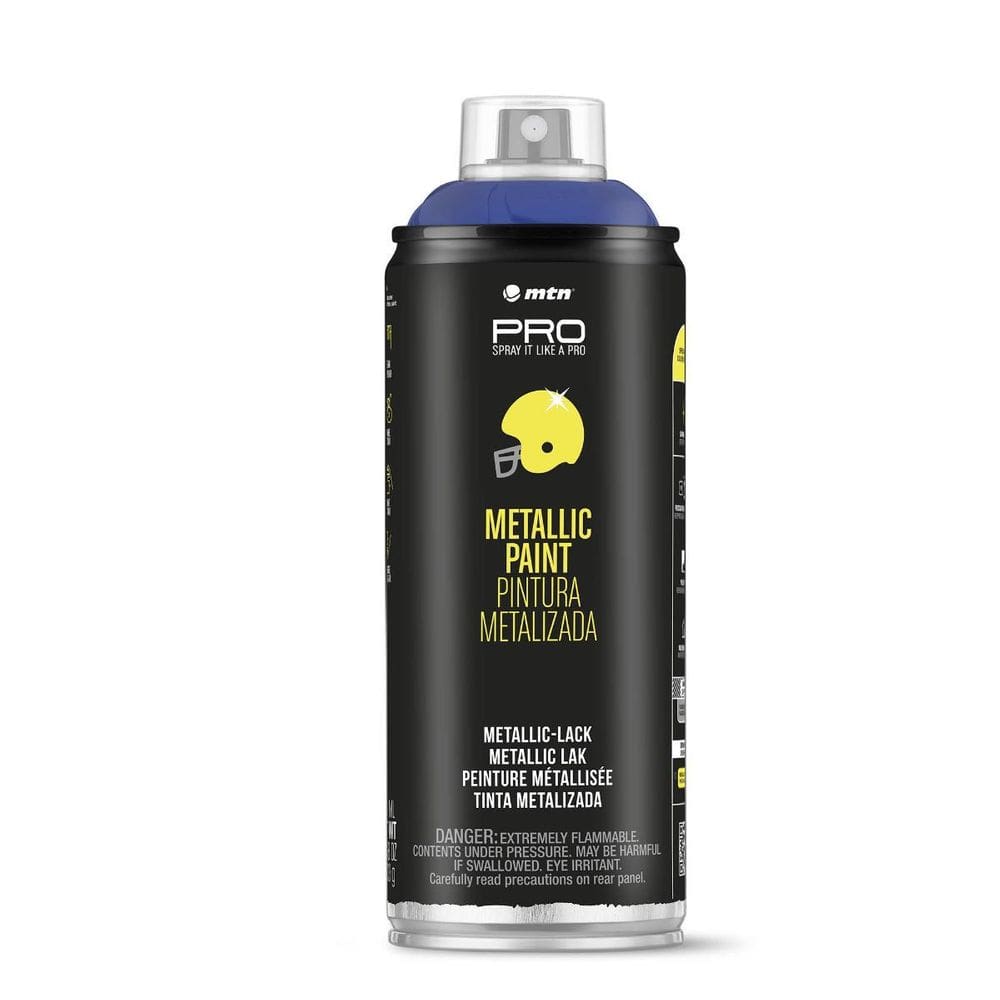 Tinta Spray Metálica Azul Escuro 400Ml Pro Mtn