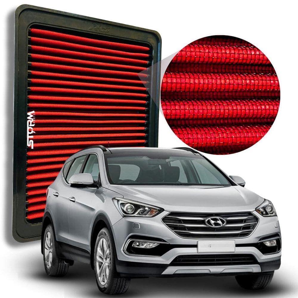 MP - Filtro Ar Esportivo Hyundai Santa Fe  3