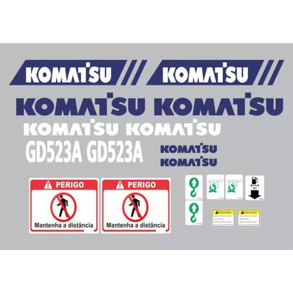 Kit Adesivos- Komatsu Gd523A