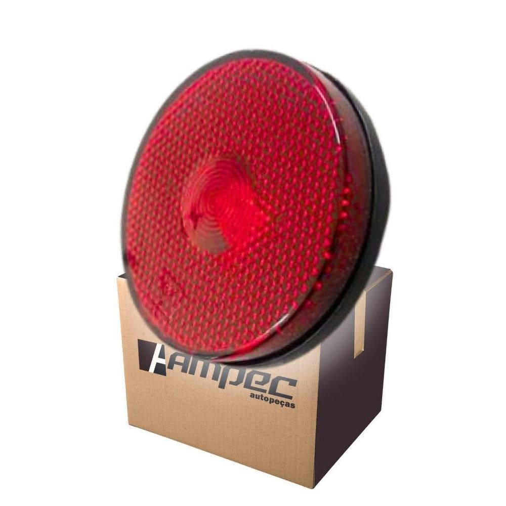 Lanterna Lateral Led Caminhão Carreta Sem Suporte Vermelha P