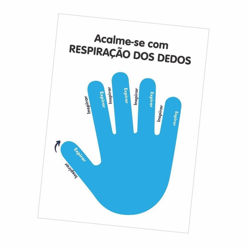 Mão Das 5 Respirações - Crianças - Infantil