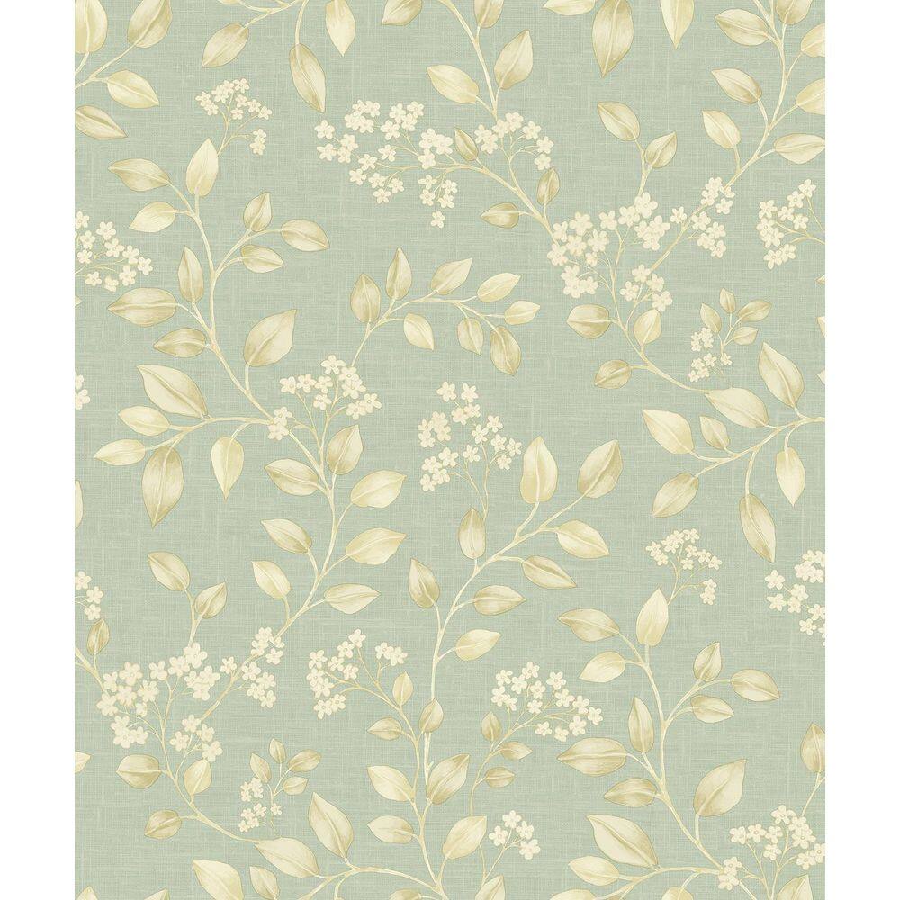 Papel De Parede Icon Folhagem Verde Ic3003