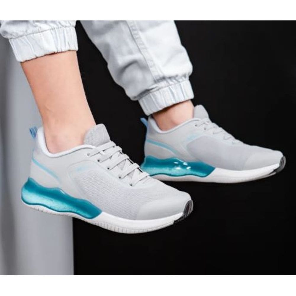 TÊNIS K360 ALPHA AIR CINZA/AZUL PISCINA Kidy