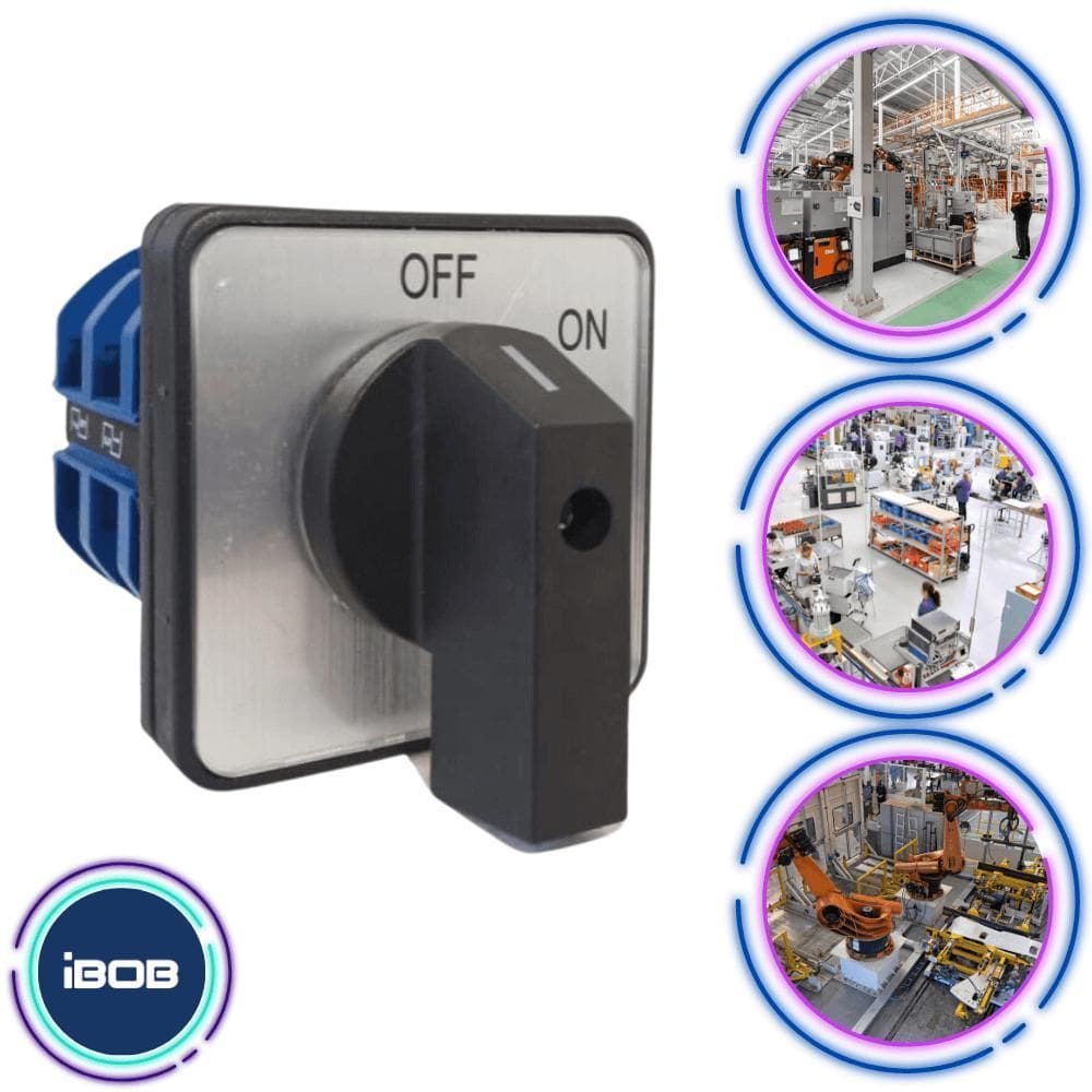 Chave Rotativa Liga/Desliga Tripolar 63A 2 Posições Altronic