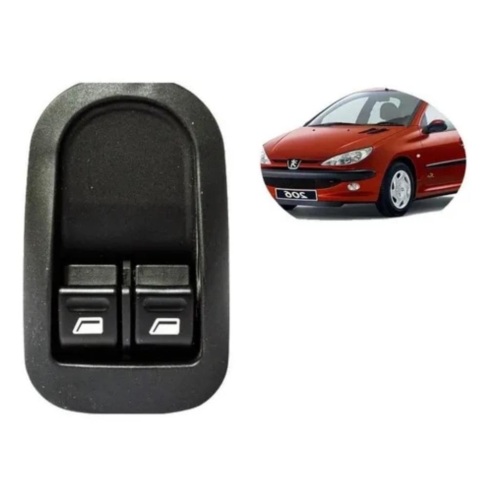 Botão Vidro Elétrico Peugeot Sem Retrovisor Botaopeugeot206