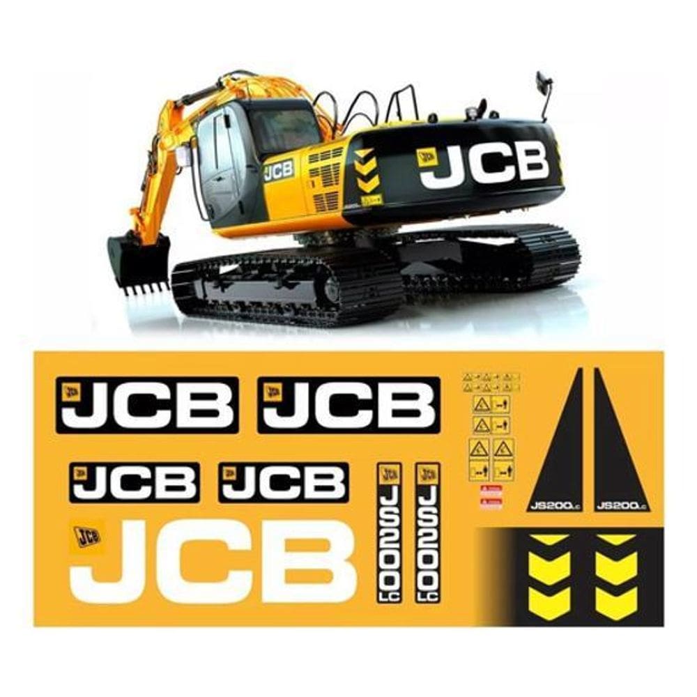 Kit Adesivos Jcb Js 200 Lc