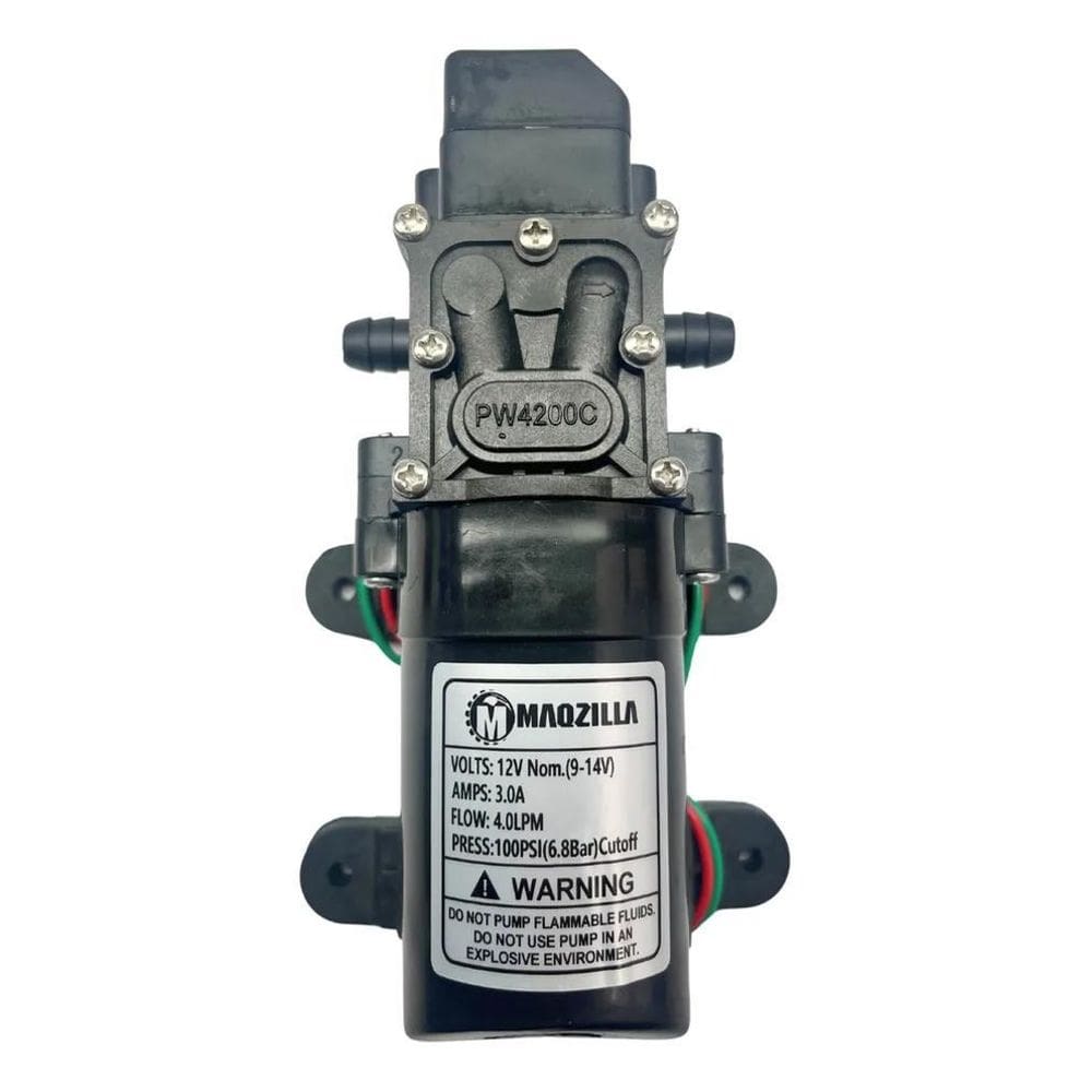 2X Bomba Água Elétrica 12V 4L/Min 6,8Bar 100Psi Agrícola