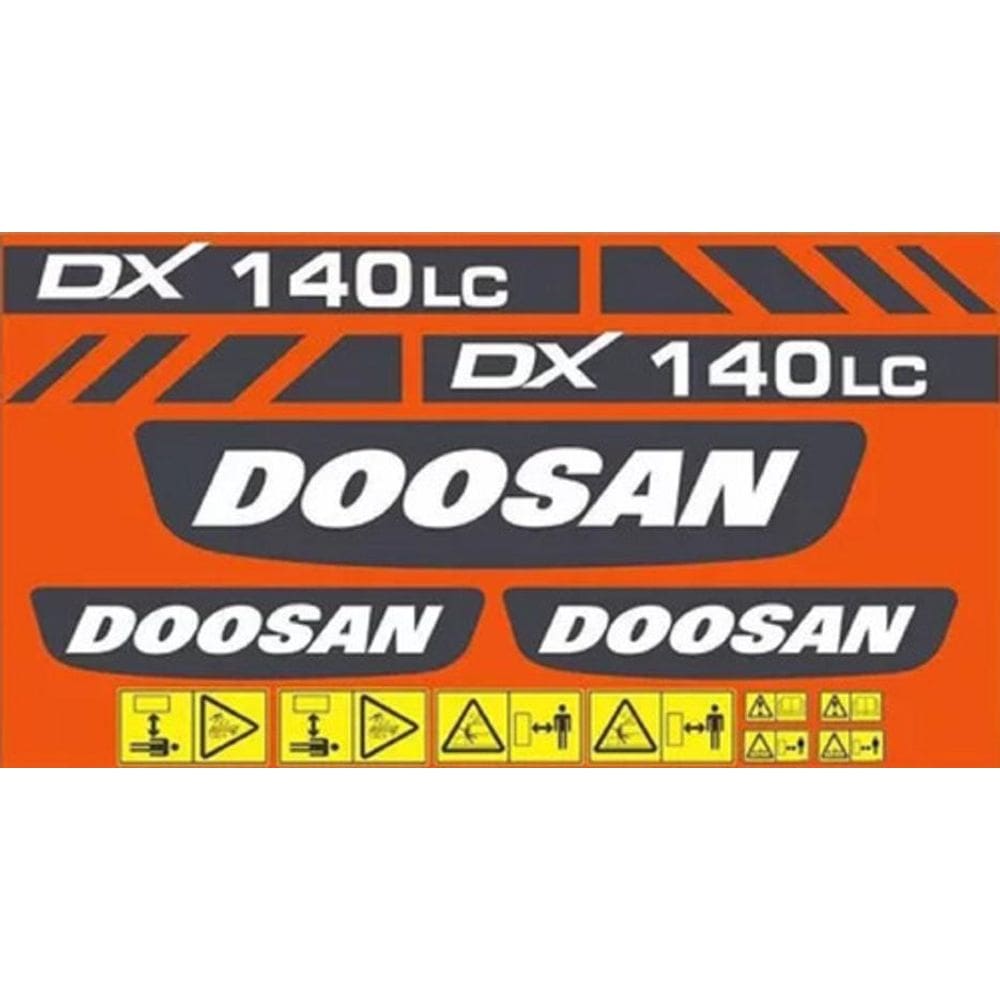 MP - Kit Adesivos Doosan Dx140 Lc