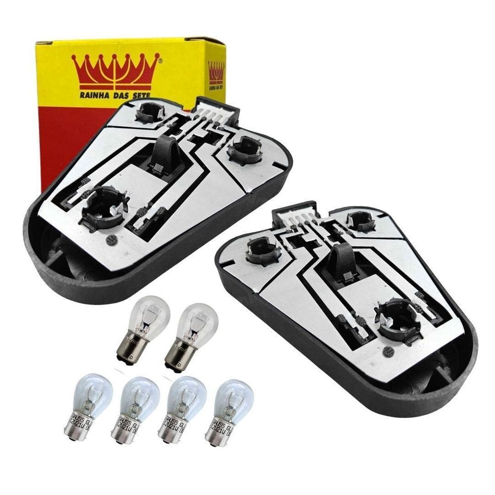 Par Circuito Lanterna Traseira Para Gol Bola G2 Com Lâmpadas