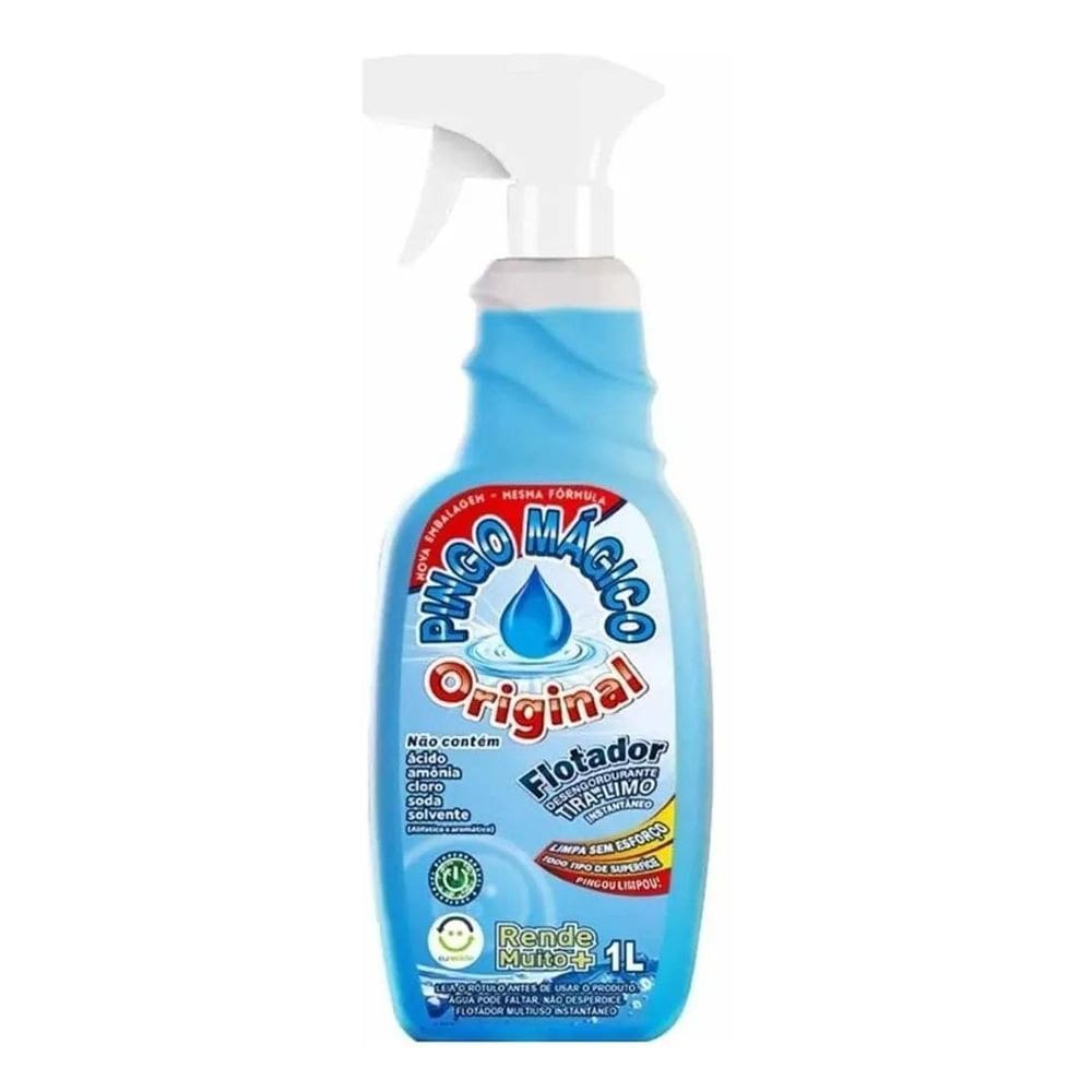 2X Limpa Motor Carro Moto Sem Agredir - Pingo Mágico 1 Litro