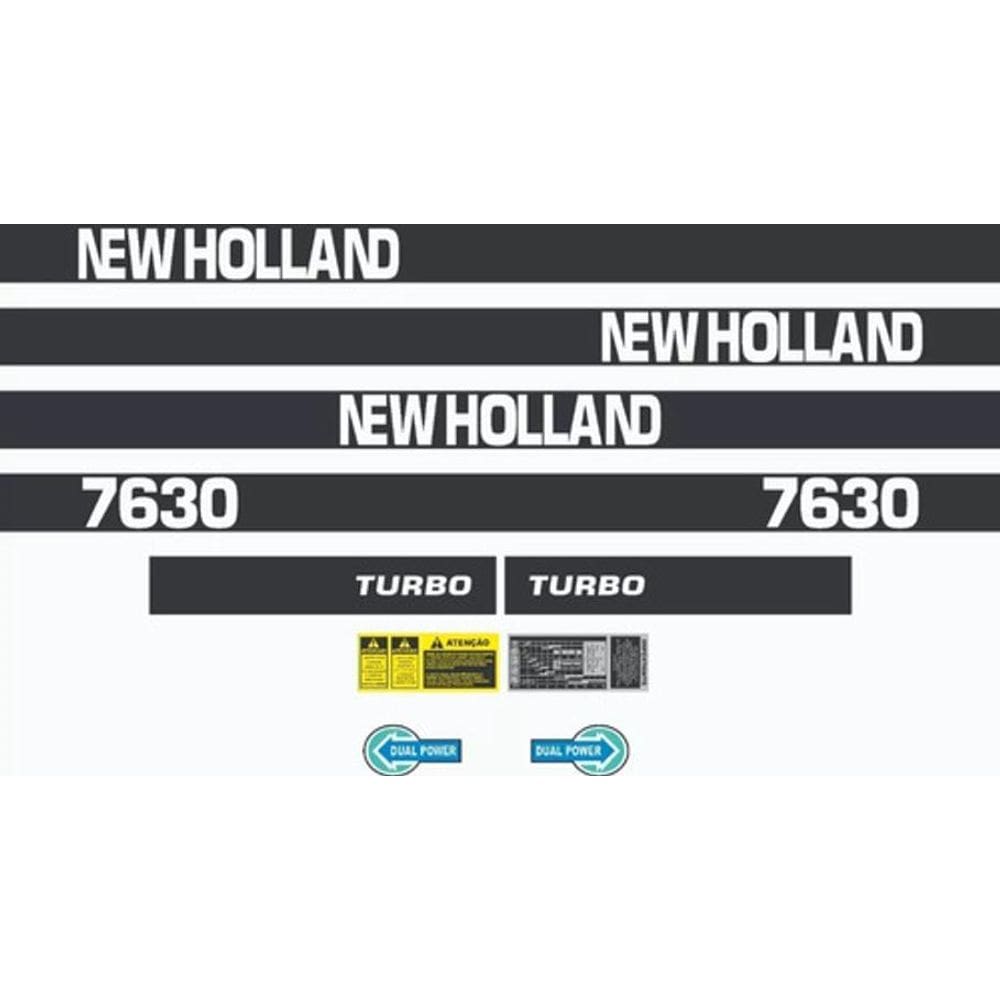 Kit Adesivos New Holland 7630 Turbo