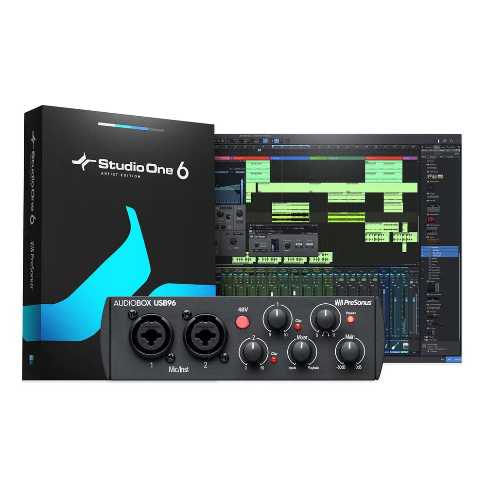 Interface de áudio PreSonus AudioBox 96 25º aniversário USB
