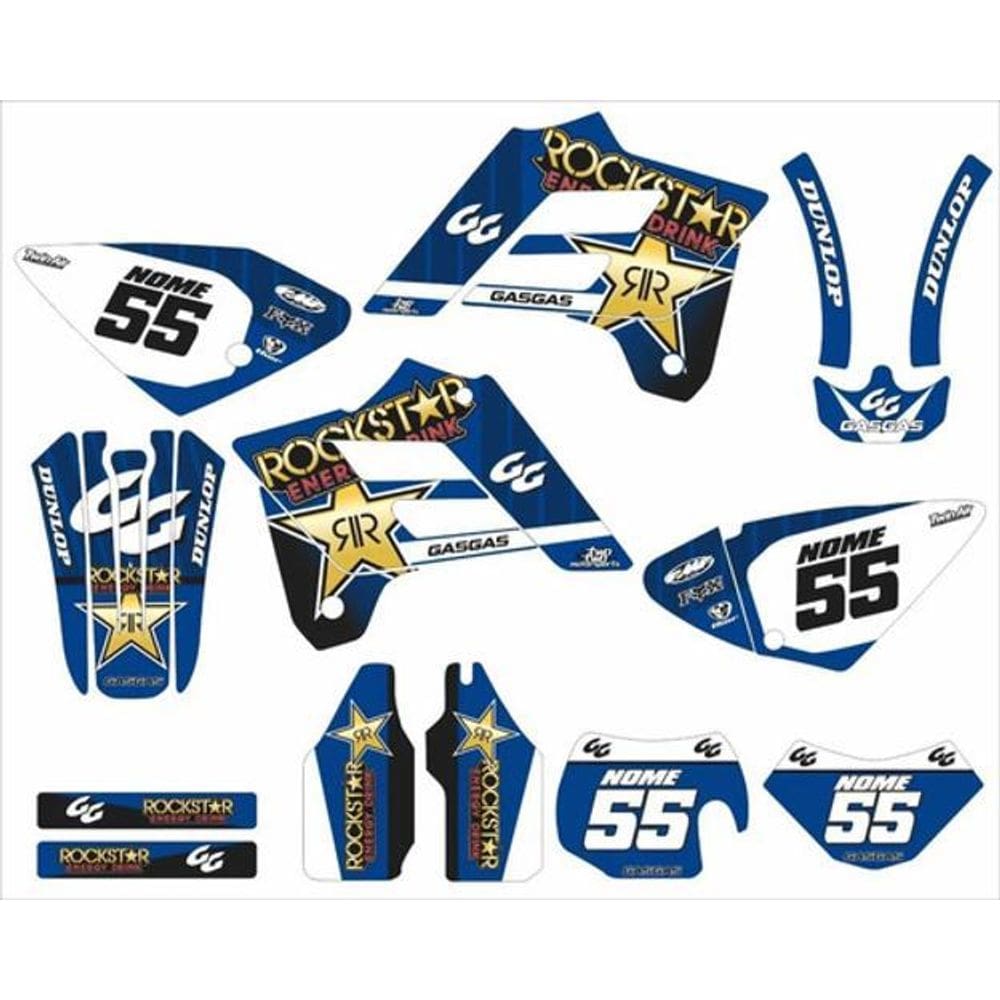 MP - Kit Adesivos Moto Cross Trilha Gas Gas E