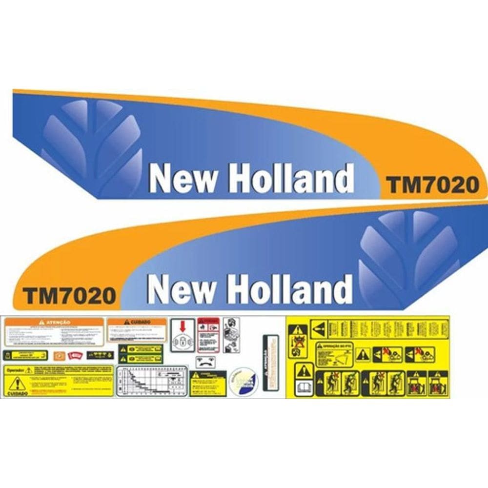 Kit Adesivos New Holland Tm 7020