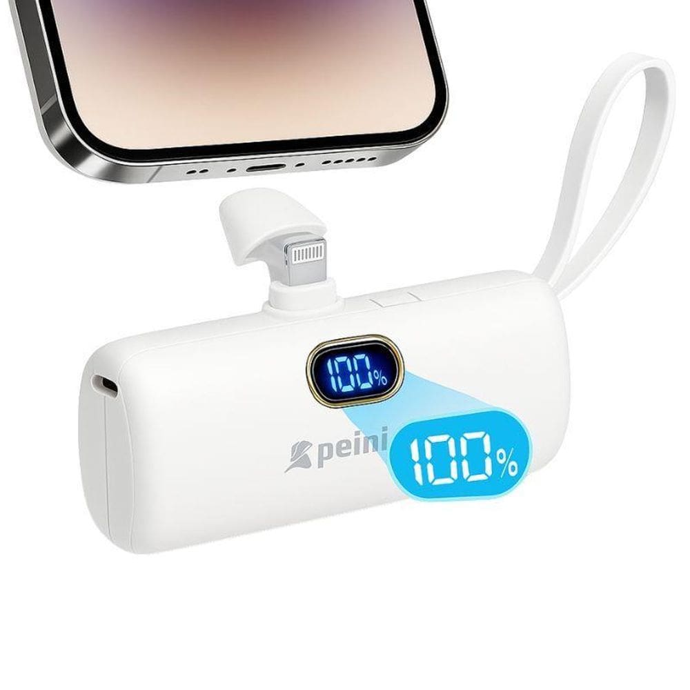 MP - Carregador Porta til Branco Power Bank 5