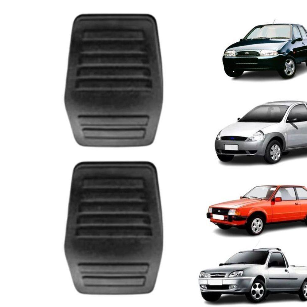 Kit Capa De Pedal Freio+Embreagem Ka/Courier/Fiesta/Escort