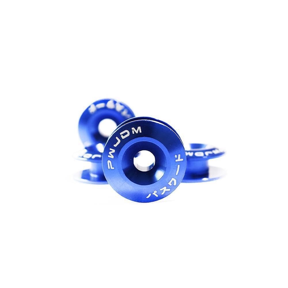 Anilhas Fixação - Prendedor Para-Choque Carro Rebaixado Azul