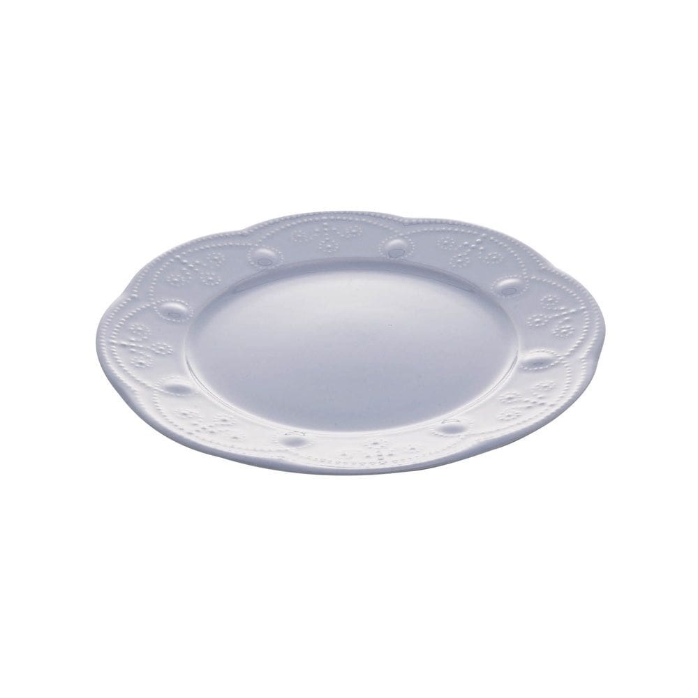 Prato para Sobremesa de Cerâmica Antalia Lavanda 23cm Wolff