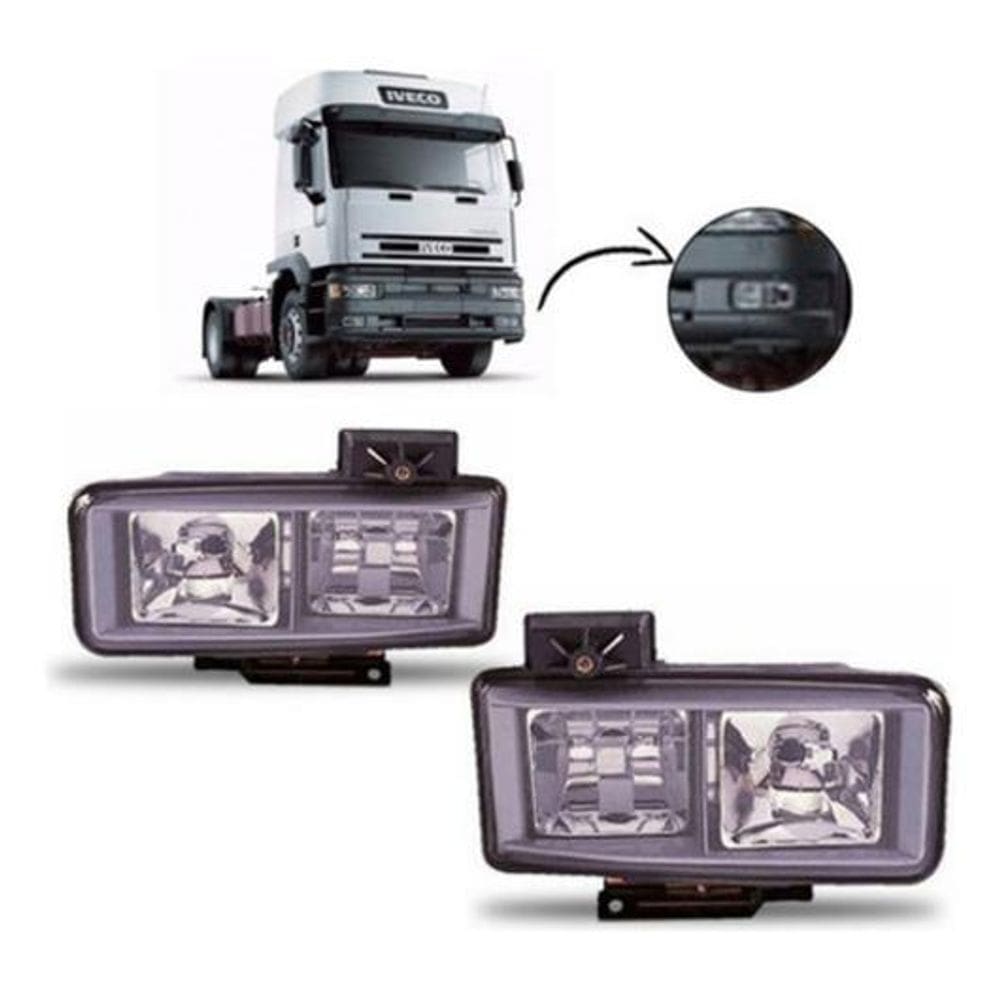 Farol Milha Auxiliar Eurocargo Eurotech 1996 A 2002 Novo