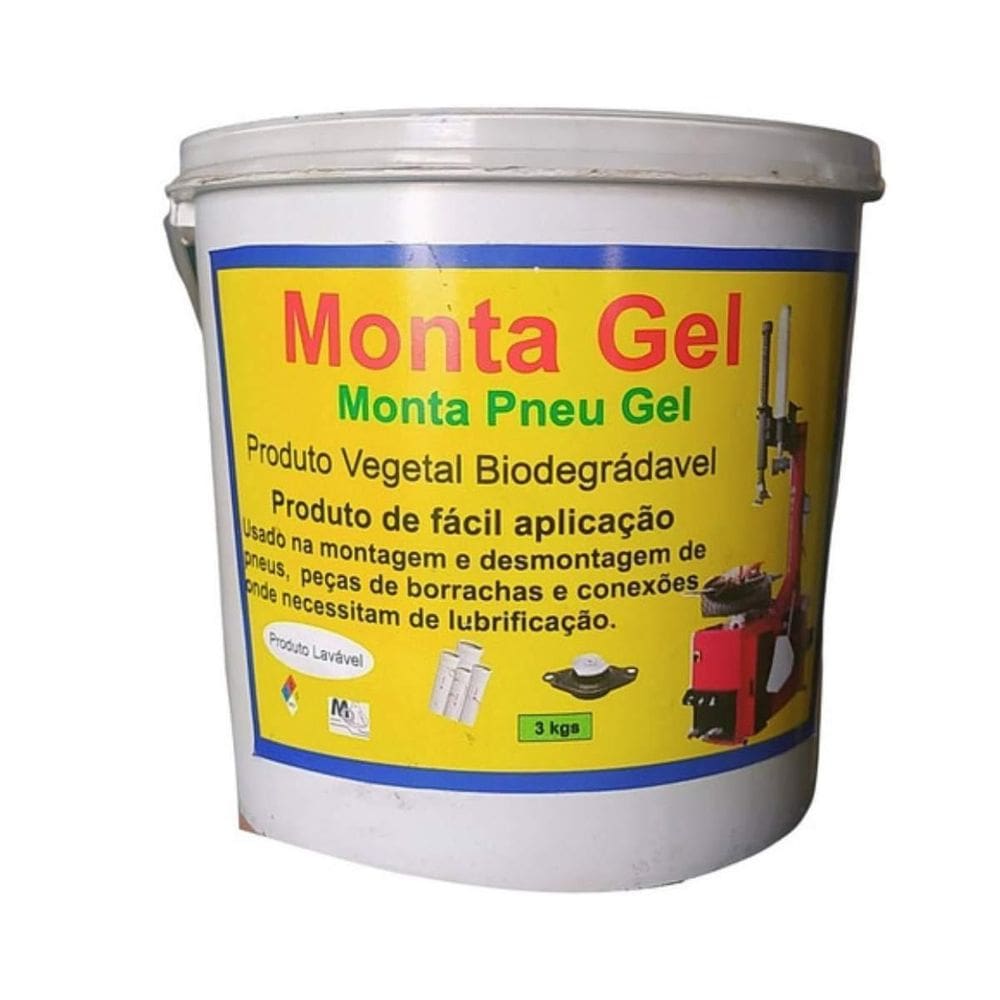 Pasta Montar Lubrificante P Montagem Pneus 3 Kg Monta Gel