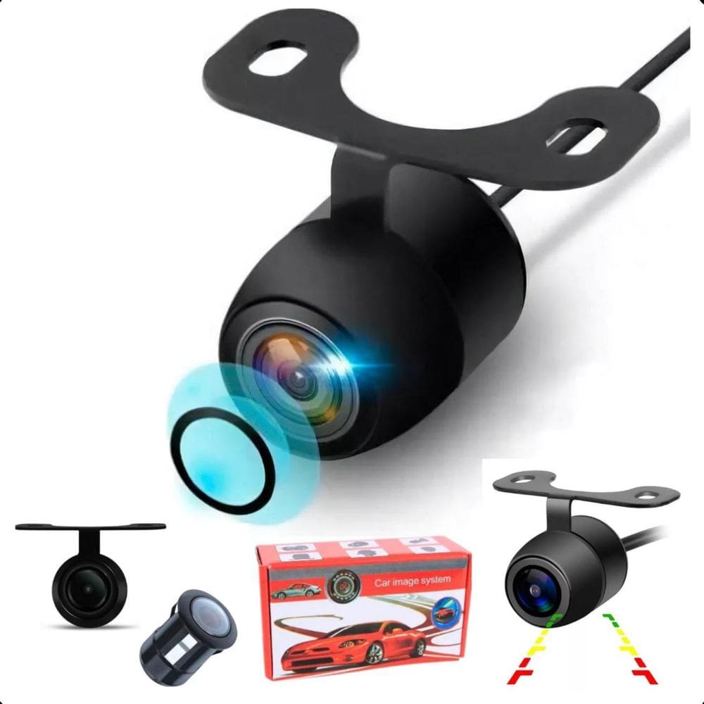 Câmera De Ré Automotiva Hd Instalação Fácil