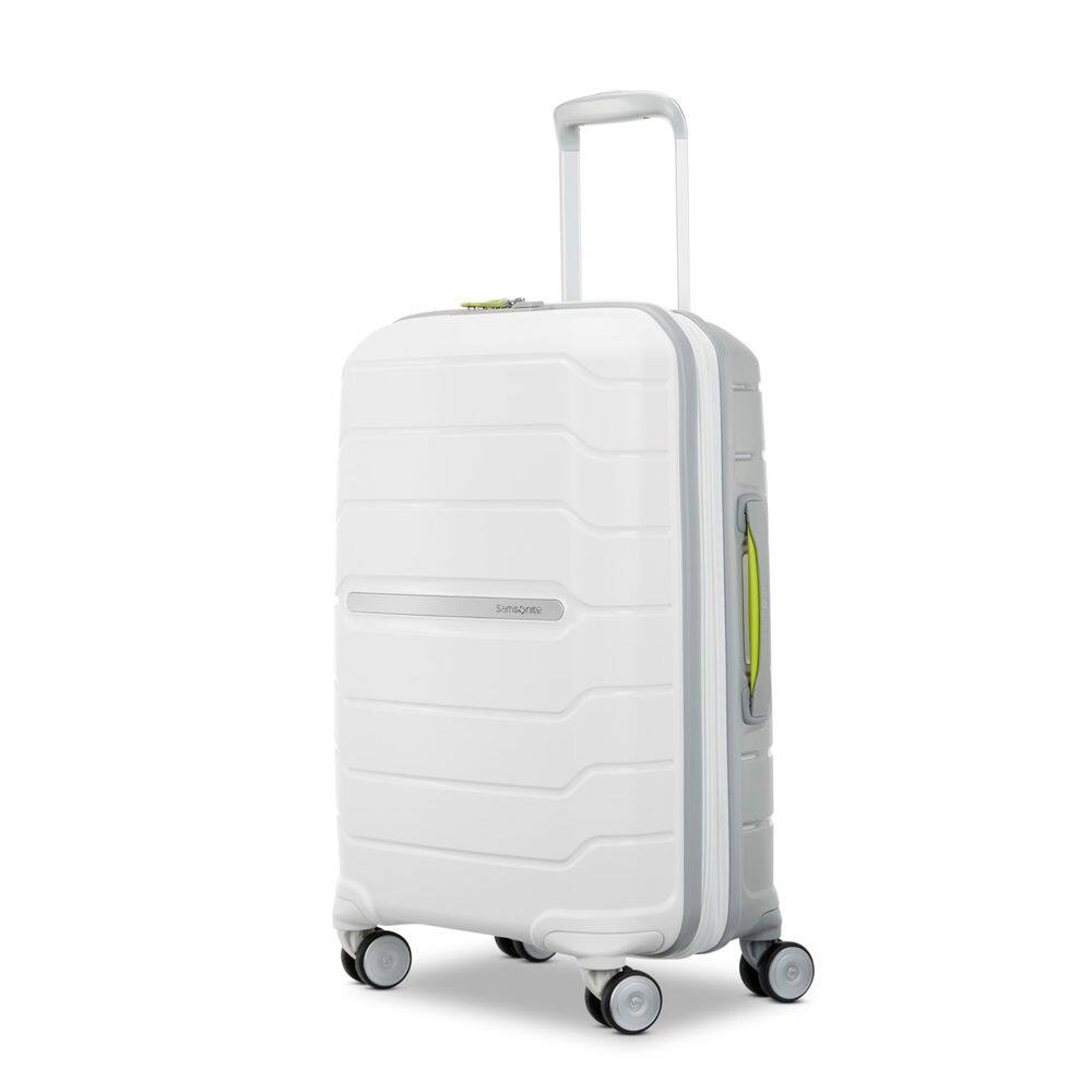 Bagagem de mão Samsonite Freeform Hardside branca/cinza