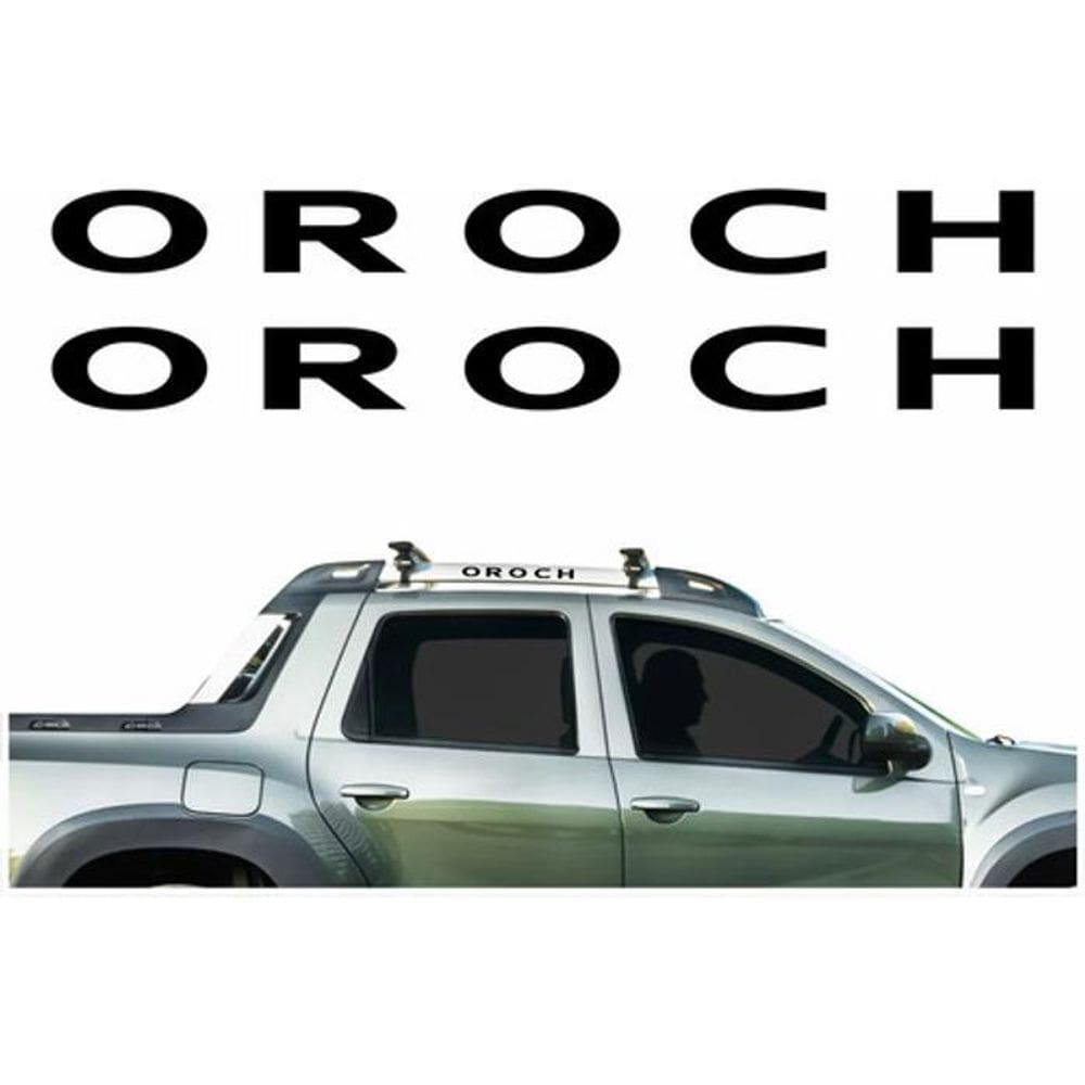 Kit Par Adesivos Rack Teto Lateral Duster Oroch 2015 A 2023