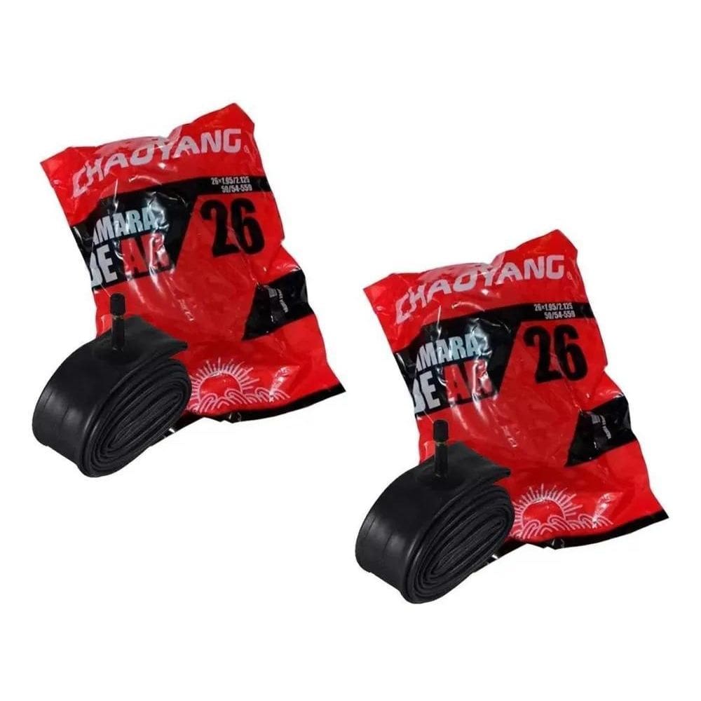 2X Par Camara De Ar Bicicleta Aro 26 Bike Americana Bico Gro