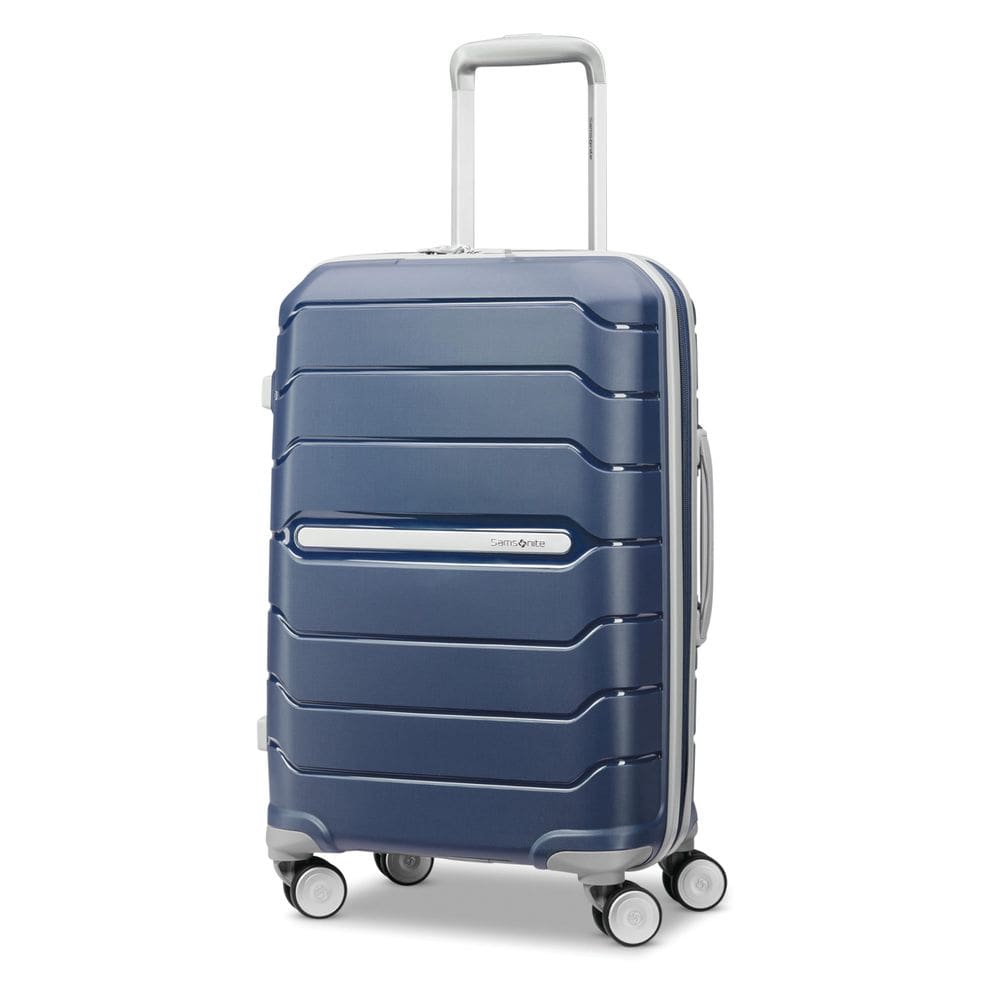 Bagagem Samsonite Freeform Hardside expansível de 21 polegadas azul marinho
