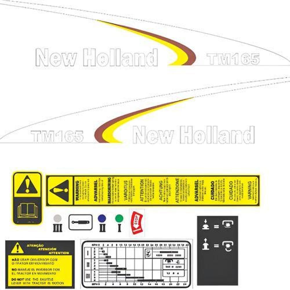 Kit Adesivos New Holland Tm165