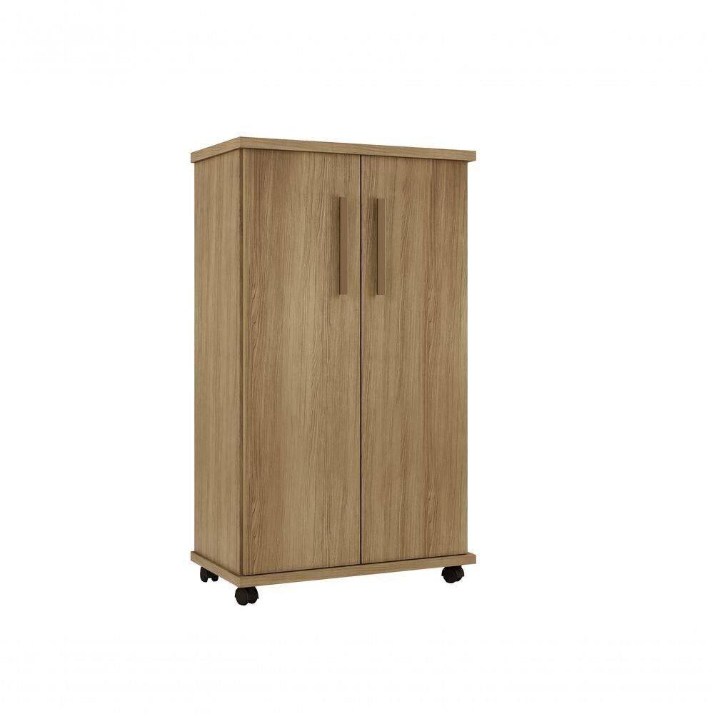 Armário Multiuso 2 Portas 4 Prateleiras Berlim Arte Móveis Cinamomo