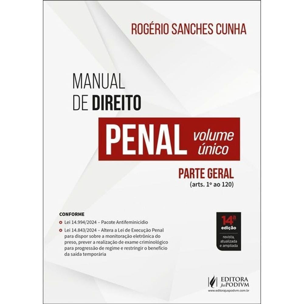 Manual de Direito Penal - Parte Geral - Volume Único - 14Ed/25