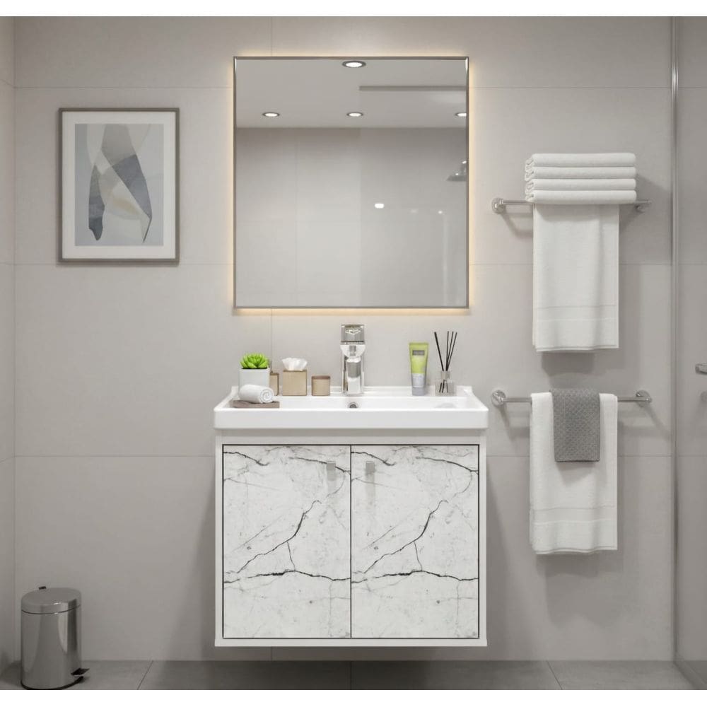 MP - Gabinete Arma rio para Banheiro 50cm MDF