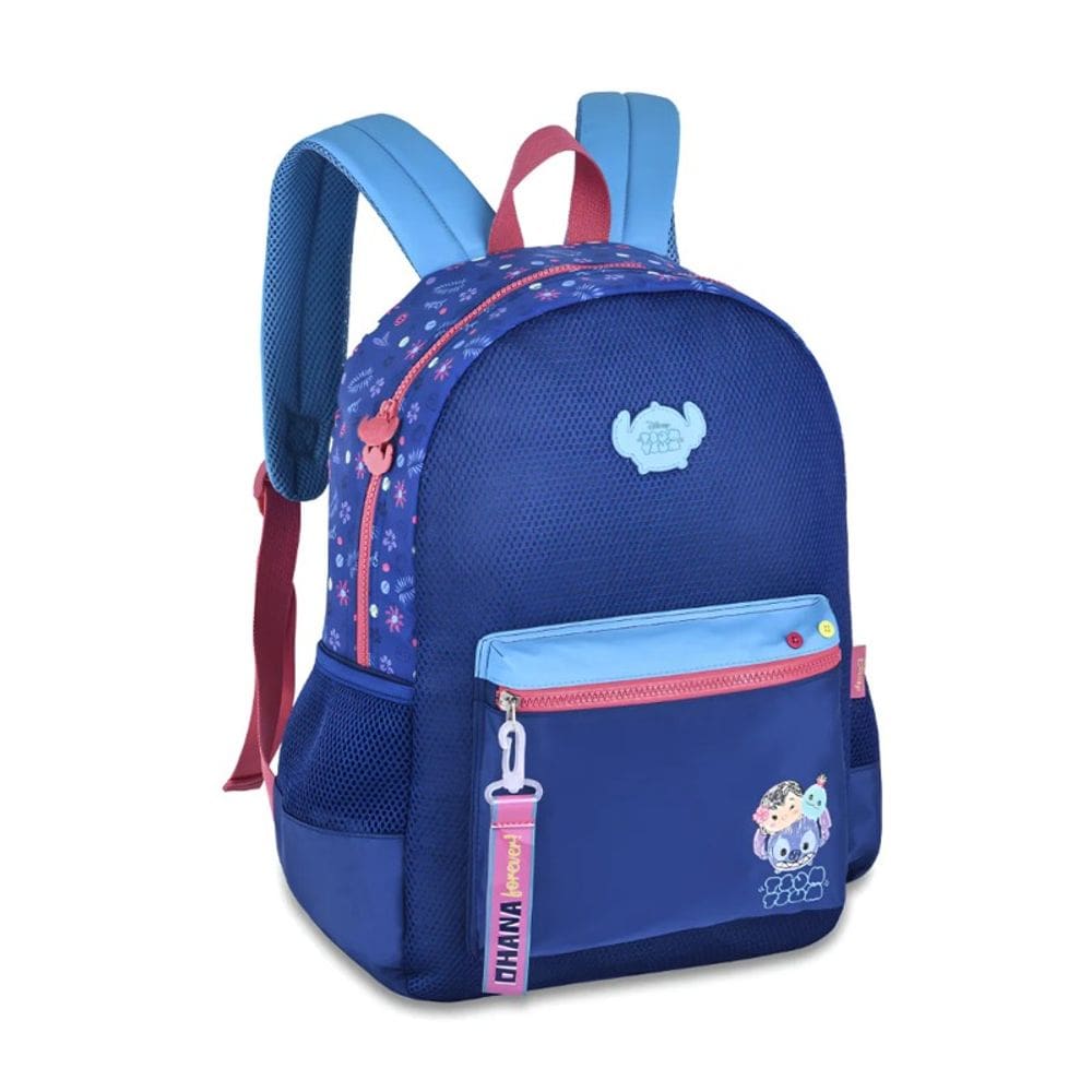 Mochila de Costas Infantil Disney Stitch Tsum Tsum