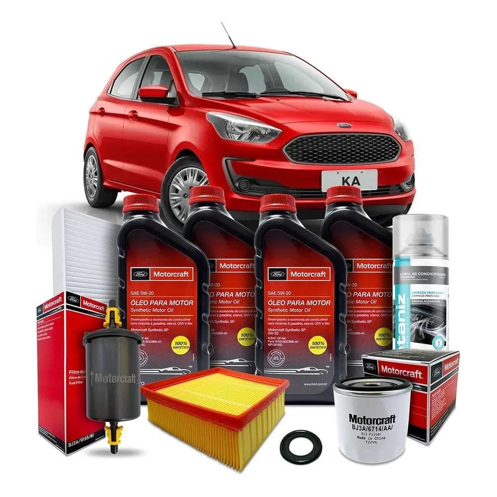 2X Kit Revisão Motorcraft 5W20 Ford Ka 1.0 1.5 20